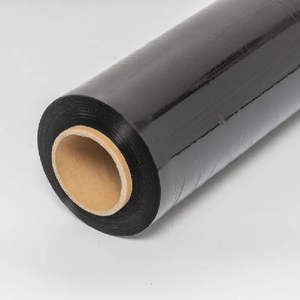 Film Stretch LLDPE nero 50cm * 300m * 20mic traslucido <span class=keywords><strong>imballaggio</strong></span> in plastica morbida per verniciatura Aerosol uso industriale e chimico - Product Image 2