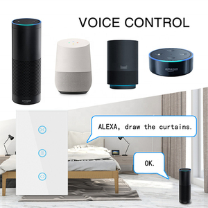 LEDEAST-Persianas enrollables motorizadas, interruptor de cortina inteligente, estándar de EE. UU., <span class=keywords><strong>WiFi</strong></span>, control de voz - Product Image 2
