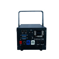 Projecteur laser d'animation couleur Tqdzkj 8W/10W, projecteur de scène DJ, compatible avec les logiciels ILDA+SD, AC90-240V universel