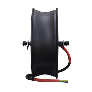 Roue motorisée électrique avec moteur intégré dans le moyeu de la moto, 17 pouces, 60V/72V, 5000W, frein à disque, pneu large, bricolage - Product Image 1