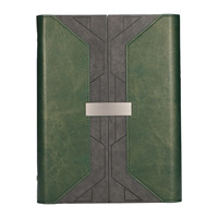 Carnet A5 en PU, couverture rigide, haute qualité, fermeture magnétique, design de couverture en collage, agenda, logo personnalisé pour entreprise, cadeau d'affaires