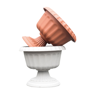 Type de tasse à vin tour Vintage pot de fleurs bol hydroponique <span class=keywords><strong>bassin</strong></span> de <span class=keywords><strong>Lotus</strong></span> Style européen nénuphar <span class=keywords><strong>bassin</strong></span> de fleurs en plastique - Product Image 2
