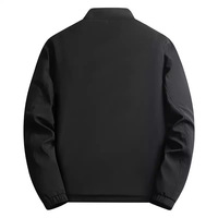 Blouson matelassé épais pour homme, doublé polaire, coupe ajustée, avec fermeture éclair, col montant, respirant et thermique, pour l'hiver, style décontracté ou professionnel