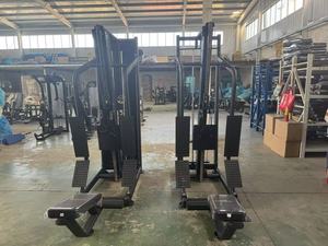 MNS High Quality Dual Function Seated Row Machine Gym Fitness Equipment <strong>Plate</strong> <strong>Loaded</strong> Adjustable Dual Function Seated Row Machine - Product Image 3