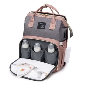 Customized Mommy Baby <strong>Bags</strong> for Mom Diaper <strong>Bag</strong> <strong>Backpack</strong> With <strong>Changing</strong> Station Maternity Nappy <strong>Bag</strong> With Foldable Baby Bed - Product Image 5