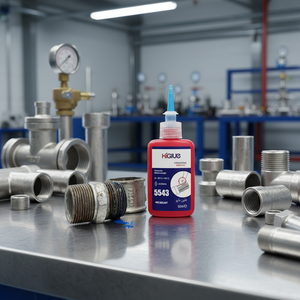 Fournisseur chinois 50ml Rouge Bleu 5543 Revêtement liquide PTFE Adhésif PTFE pour joints filetés - Product Image 1