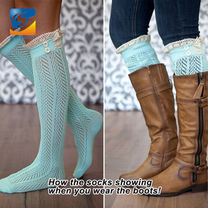 Calcetines de moda personalizados para niña y mujer, calcetín de ganchillo, Pelerine <span class=keywords><strong>Rumi</strong></span>, venta al por mayor - Product Image 2