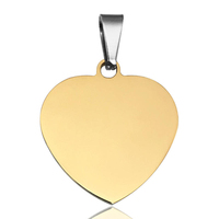 Wholesale Bulk Stainless Steel Heart Shape Pendant Pet ID Tags Dog Name Tag UV Printing Fashion Carabiner Keychain