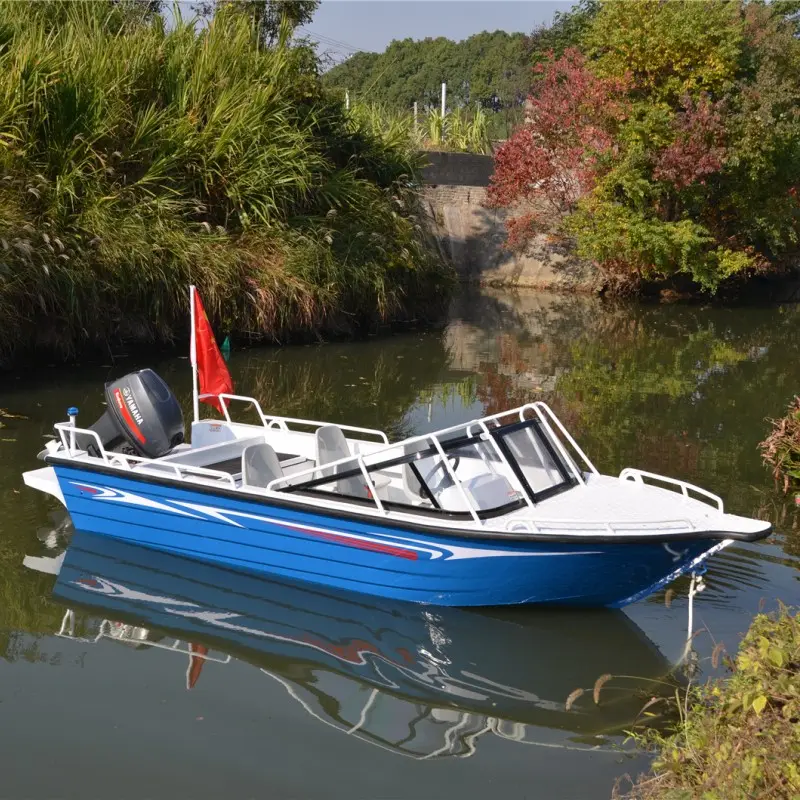 6 People Capacity High Speed Sport Boat 4.5m Aluminium Passenger Yachts