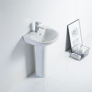 Vente en gros, chine, lavabos à shampoing, trou unique, forme ronde, lavabo à main - Product Image 4