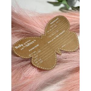 Decorazioni per Baby Shower farfalla-biglietti da visita Baby Shower per i genitori-giochi Baby Shower per ragazza-(farfalla) - Product Image 6