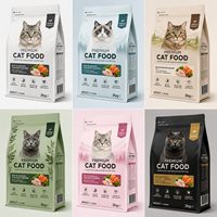 Sac d'emballage pour litière pour chat en bentonite, fond carré, résistant à l'humidité, 10 kg, 5 kg, avec poignée en plastique, logo personnalisé