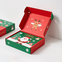 Cajas de Regalo Navideñas Personalizadas de Alta Gama con Forro de Esponja, Caja de Cartón Corrugado para Empaque de Regalos y Manualidades