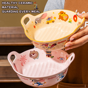 Plat à pâtisserie en céramique <span class=keywords><strong>de</strong></span> dessin animé Disney pour un usage domestique, des fêtes et un cadeau <span class=keywords><strong>de</strong></span> Noël au <span class=keywords><strong>bureau</strong></span> - Product Image 5