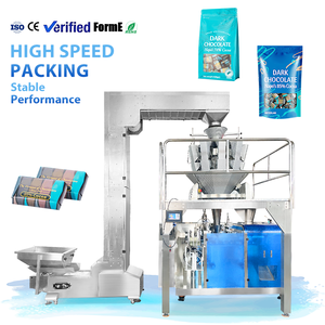 Full Automatic Multi-head Weighing Food Doypack Packaging Machine Chocolate Almond Candy Premade Pouch Filling Sealing Machine - Product Image 1