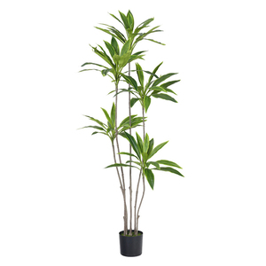 Planta Artificial de Cordyline Fruticosa en Maceta, para Decoración de Interiores, Oficina, Jardín y Hogar, Árbol Artificial - Product Image 5