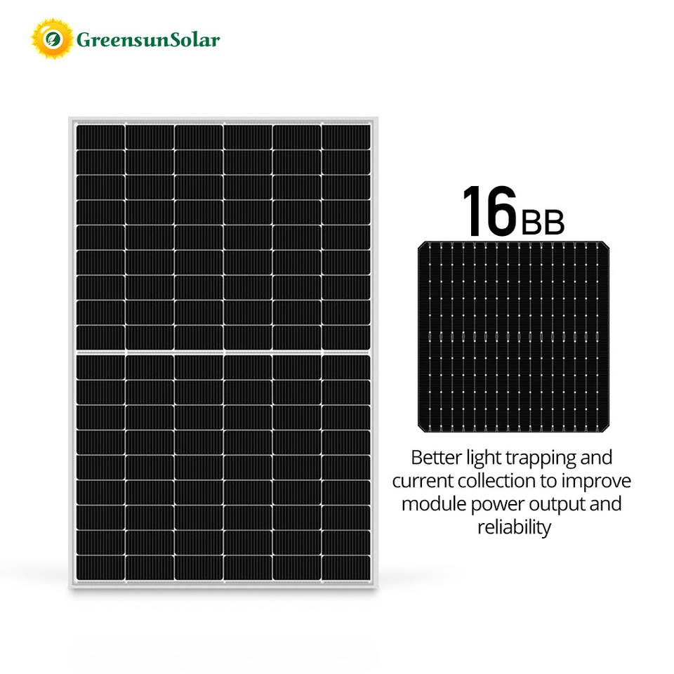 N-Type TOPCon Bifacial Dual Glass Solar Panel 440W 460W 470W PV Module ...