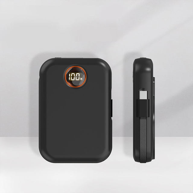 Gadgets 2024 New Arrival 10000mAh Mini Magnetic Power Bank Type-C Cable Led Display Fast Charging QC 22.5W Portable High 10W