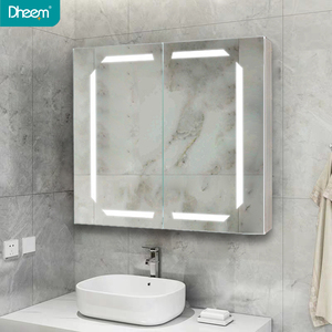 Dheem Étanche coulissante en applique rasage toilette <span class=keywords><strong>salle</strong></span> <span class=keywords><strong>de</strong></span> <span class=keywords><strong>bain</strong></span> vanité <span class=keywords><strong>miroir</strong></span> armoire à bijoux avec lumières - Product Image 3