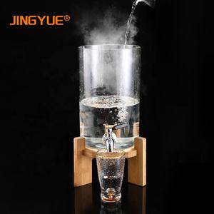 Cilindro de Vidrio de Borosilicato de Grado Alimenticio de 7.5L, Transparente, con Grifo, Tanque de Agua para Té, Cubo Refrescante para Verano, para Fiestas, Hoteles, con Diseño de Nervaduras Densas - Product Image 6