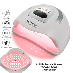 Lampada Professionale UV LED per Unghie 380W <span class=keywords><strong>Sun</strong></span> X23 Max, Asciuga Unghie ad Alta Potenza con 81 LED per Polimerizzazione Rapida di Smalto Gel, Uso Professionale - Product Image 4