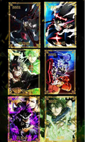 Cartes à collectionner Black Clover de JianAi Credibility, cartes métalliques, jeu de société d'anime, jouets cadeaux pour enfants