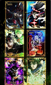 การ์ดสะสม JianAi Credibility Creative <span class=keywords><strong>Black</strong></span> <span class=keywords><strong>Clover</strong></span> การ์ดโลหะ อนิเมะ เกมกระดาน ของเล่น ของขวัญสำหรับเด็ก - Product Image 5