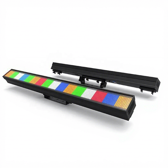 1296 Long Strip LED Matrix Strobe Lights RGB Segmented DMX512 Controlled Theme Park Stage Lighting