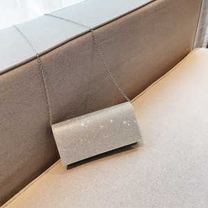 Nuevo Bolso de Mano de Moda para Novia, Pequeño, con Brillantina y Pedrería, Bolso de Noche con Cristales, Tipo Clutch - Product Image 3