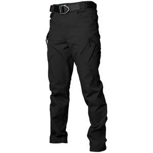 High Quality Tactical Trousers Men's Slim Fit Stretch Multi-Pocket Pants Outdoor Straight <b>Overalls</b> - Product Image 4