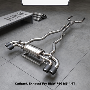 Échappement Catback en Acier Inoxydable Vortex Performance pour BMW F90 M5 4.4T 2018-2024, Pièces de Silencieux à Valve à Vide - Product Image 1
