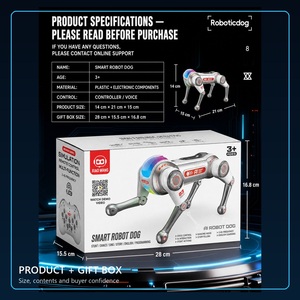 <span class=keywords><strong>Robot</strong></span> <span class=keywords><strong>Chien</strong></span> Télécommandé Interactif : <span class=keywords><strong>Danse</strong></span>, Chant, Interaction Vocale, Compagnon Émotionnel, Réduction de Bruit IA, Type-C - Product Image 6