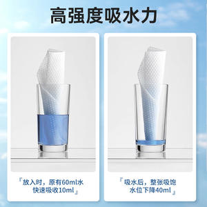 Serviettes nettoyantes pour le visage en gros, serviettes en coton doux, double usage sec et humide, extra larges et épaisses, format familial - Product Image 3