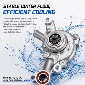 KOLMIO-LAM Compatible con Yamaha R15 <span class=keywords><strong>MT15</strong></span> YZF-R125, Conjunto de Bomba de Agua BK6-E2420-00, Piezas de Reparación para Refrigeración del Motor - Product Image 3