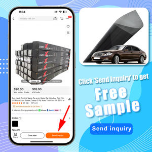 <span class=keywords><strong>Pelicula</strong></span> Uv Para Faros De Carro Polarizado Nanoceramico 5% Silver Car Window Tint Film - Product Image 2