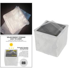 New Portable Solar Light Weaving Creative Light Outdoor <b>Camping</b> Light Multi Functional Folding Rescue Signal <b>Lantern</b> - Product Image 3