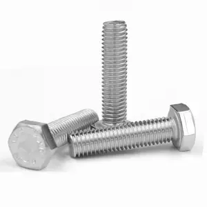 ANSI/ASME 5/8 8/3B 18.2.1 Black Grade 2 Grade 5 Hex Head Bolt Galvanized Hex Screw Bolt And ANSI B18.22 Nuts