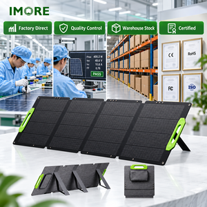 400W <b>Portable</b> <b>Solar</b> <b>Panel</b> 12.9kg 4 Fold ETFE IP67 Design with MC4 for Camping Hiking Travel and <b>Portable</b> Power Station Charging - Product Image 5