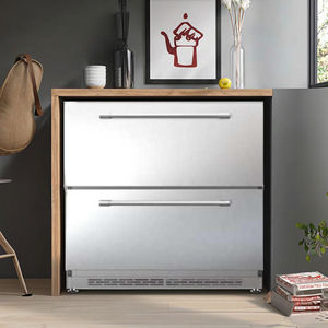 UTK122D <span class=keywords><strong>Petit</strong></span> réfrigérateur encastré sans gel Congélateur à <span class=keywords><strong>tiroir</strong></span> en acier inoxydable à faible bruit pour une utilisation dans l'hôtel Installation sous le comptoir - Product Image 2