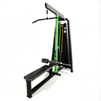 Machine de musculation dorsale commerciale pour tirage vertical et exercices assis, avec structure en acier robuste, pour studios de fitness, hôtels et salles de sport, logo personnalisable