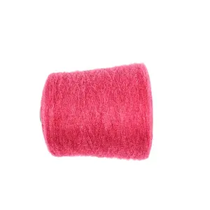 Kingeagle Factory Crystal Fancy 1.3cm Nylon Feather Knitting mohair yarn wholesale