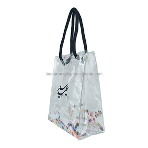 Promotional Cute Colorful Confetti Filled Sequin Transparent PVC <strong>Glitter</strong> Cosmetic Makeup <strong>Bag</strong> Small Shopping <strong>Bag</strong>