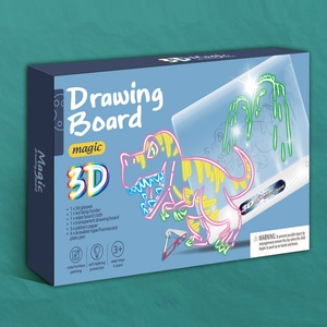 BGL jouet éducatif pour enfants tampon <span class=keywords><strong>lumineux</strong></span> effaçable magique 3d écriture Led Mini planche à dessin pour les enfants - Product Image 2
