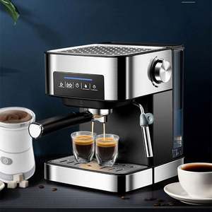 Cafetera Espresso Portátil de Acero Inoxidable Tipo Italiano de 20 Bares con Vaporizador de Leche para Espresso, Cappuccino, Latte y Mocha - Product Image 1