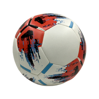 Promosi Grosir Pabrik Logo Warna Kustom Profesional Bola Sepak Kulit Sintetis PVC Foam/TPU/PU Jahitan Mesin