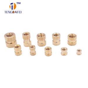 Insert fileté en laiton Tengdafei, métrique M1-M12, entièrement fileté, en cuivre, pour moulage par injection - Product Image 2