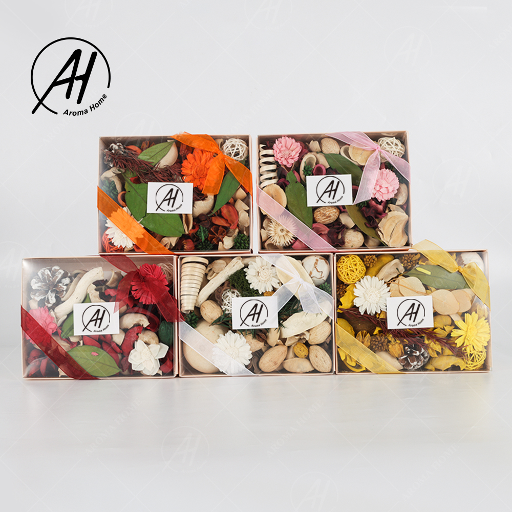 Dried Flower Cotton Colorful Private Label Fragrance Eternal Potpourri For Home Set Gift 0
