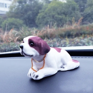 Linda simulación mascota muñeca resina asintiendo perro coche <span class=keywords><strong>salpicadero</strong></span> decoración coche decoración Interior - Product Image 4