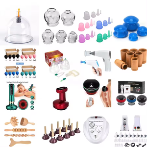 مجموعة متنوعة من أكواب الحجامة المستخدمة على نطاق واسع لتكبير الثدي للبيع من المصنع، مسدس يدوي للتحكم في الحجامة، مضخة حجامة التفريغ - Product Image 5