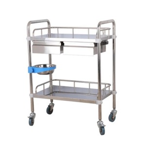 <span class=keywords><strong>Chariot</strong></span> médical mobile en acier inoxydable 304 pour hôpital, <span class=keywords><strong>chariot</strong></span> à médicaments avec garantie de 3 ans - Product Image 4